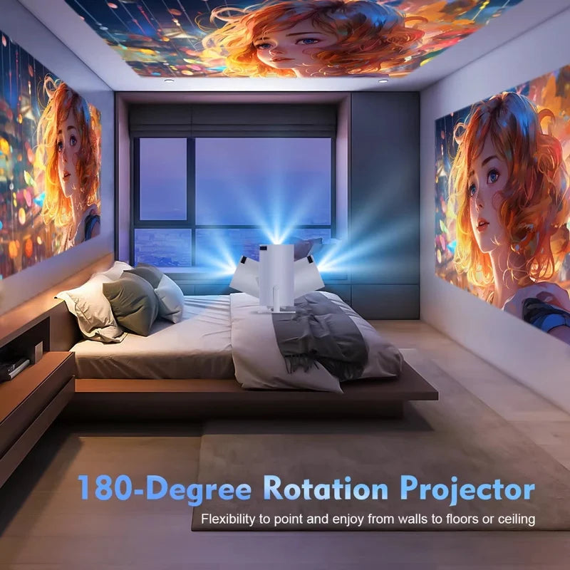 Magcubic HY300 Pro Smart Projector: Portable 4K Home Cinema with Android 11, Dual WiFi 6 & Bluetooth 5.0