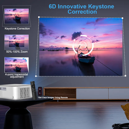 ✨ ThundeaL TD92 Pro: Portable 1080P Full HD Projector with 4K Support, Smart Android & WiFi for Immersive 3D Home Theater 🎬