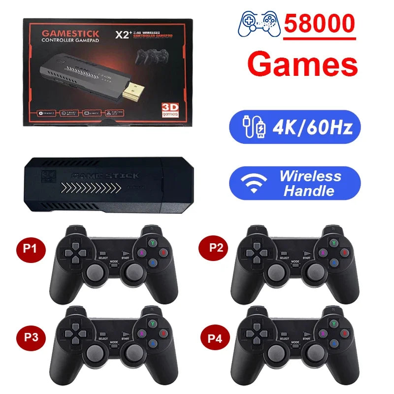 🔥 Revive la Magia Retro en 4K – GD10 Pro / GD20 con 30,000+ Juegos y Mandos Inalámbricos