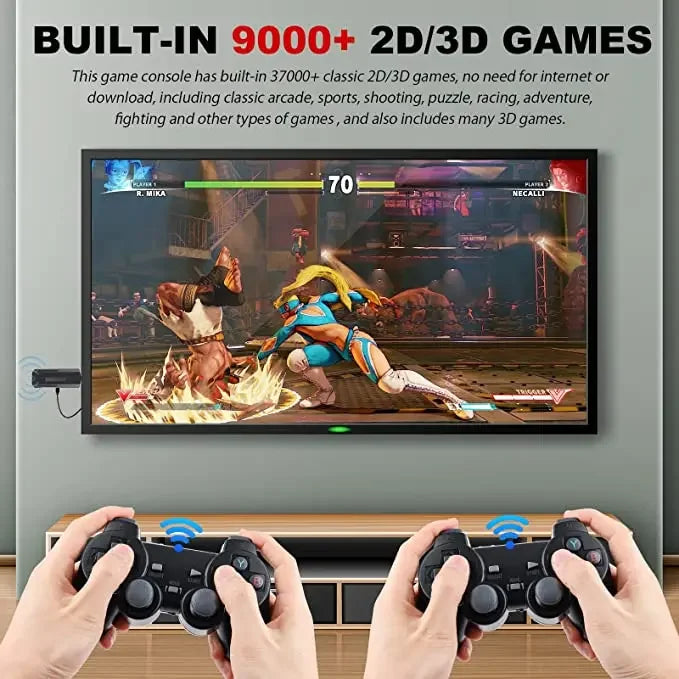 🔥 Revive la Magia Retro en 4K – GD10 Pro / GD20 con 30,000+ Juegos y Mandos Inalámbricos