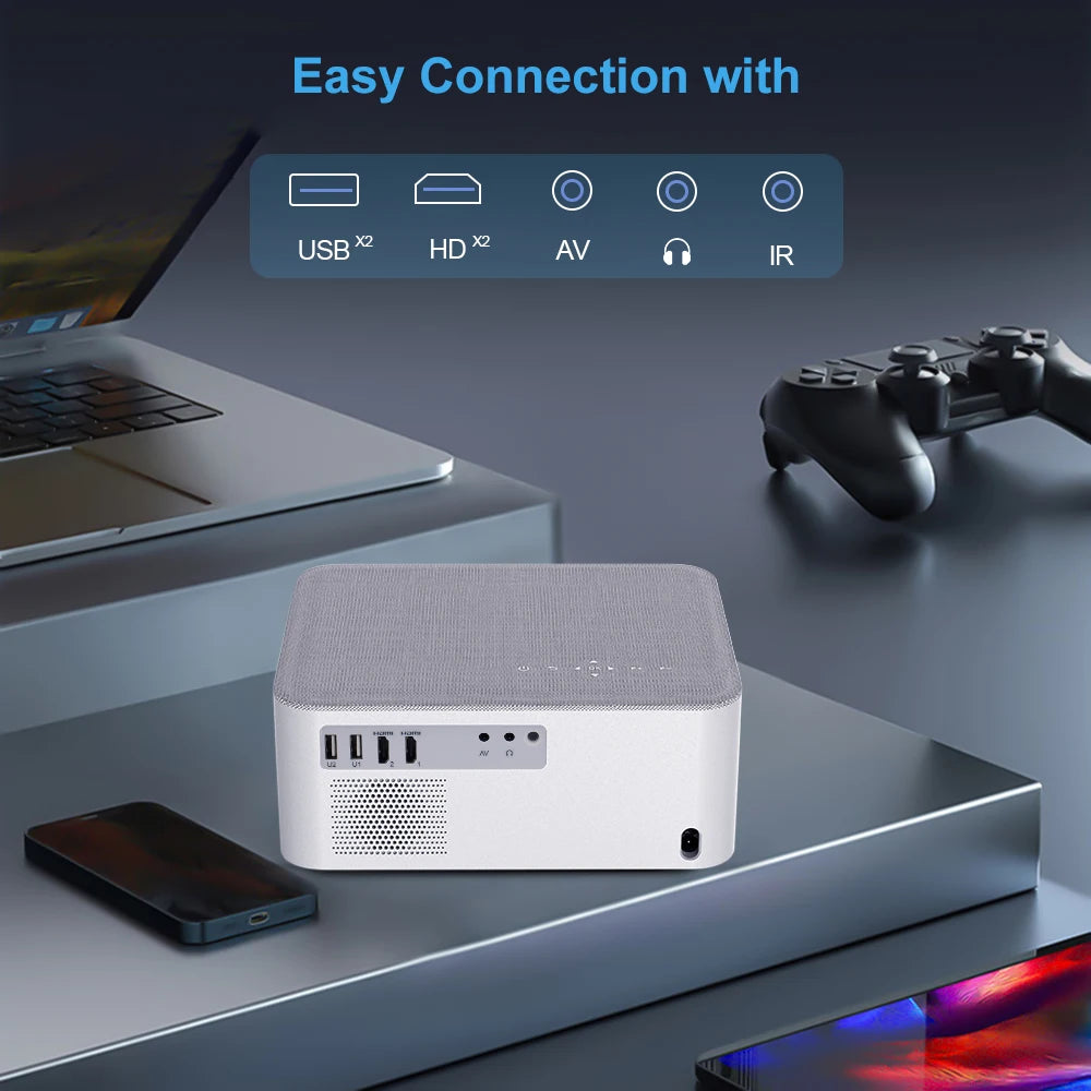 ✨ ThundeaL TD92 Pro: Portable 1080P Full HD Projector with 4K Support, Smart Android & WiFi for Immersive 3D Home Theater 🎬